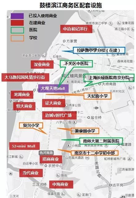 鼓楼滨江区域内已规划 天妃宫小学,拉萨路小学分校