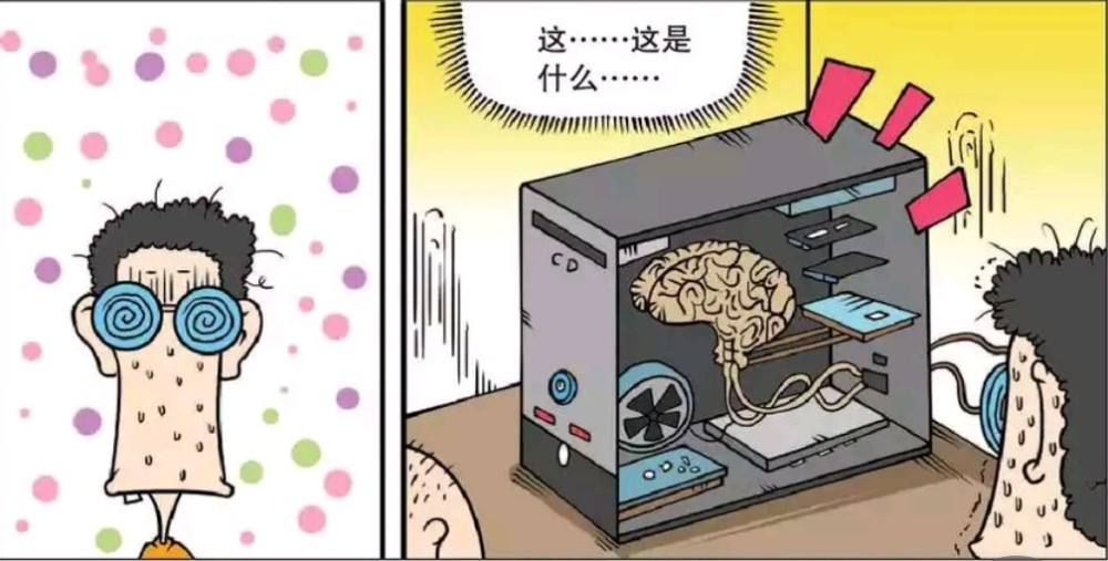 爆笑漫画高柴生是修电脑高手可是呆头的电脑却难倒他了