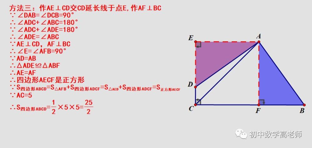 【八年级上】一题多解 · 对角互补模型