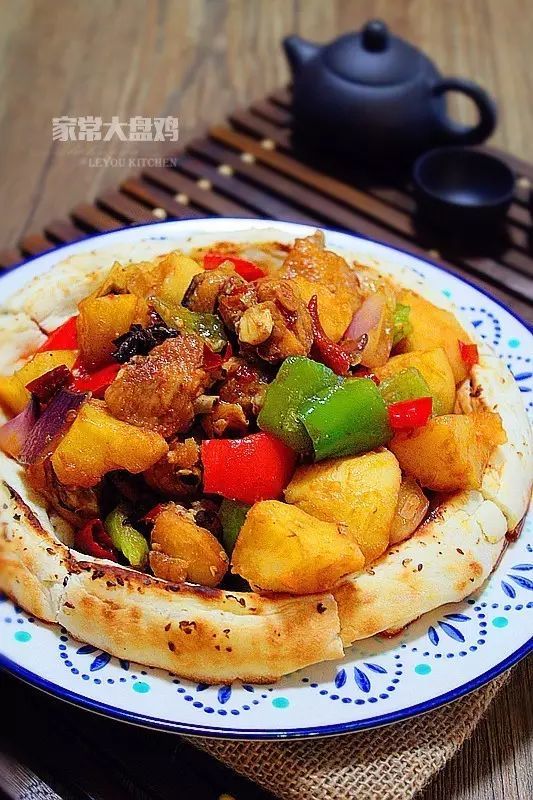 大盘鸡的制作流程,大盘鸡原来是这么做的