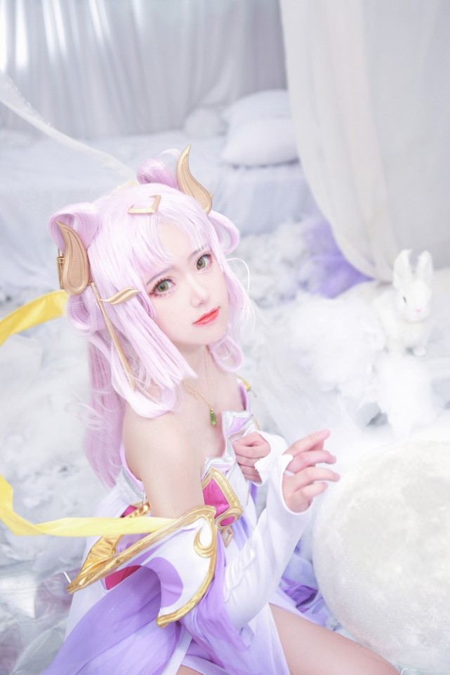 《王者荣耀》嫦娥cosplay【cn:夏柠柠】