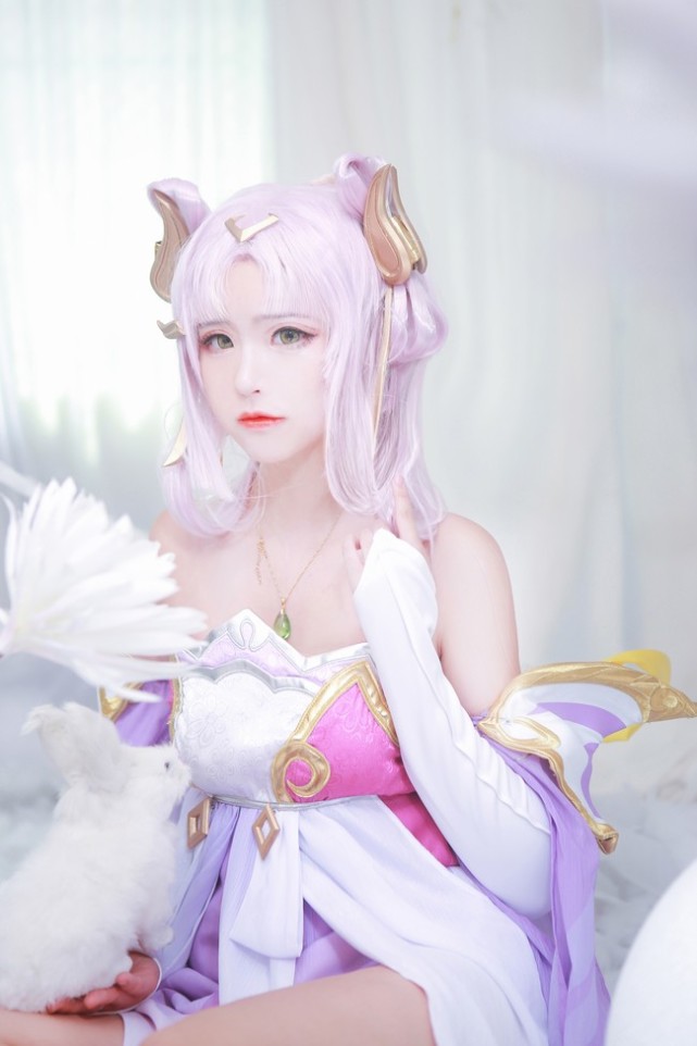 《王者荣耀》嫦娥cosplay【cn:夏柠柠】