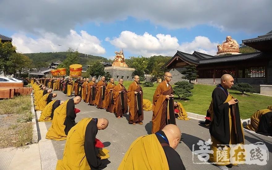 雪窦寺三坛大戒之正授比丘戒