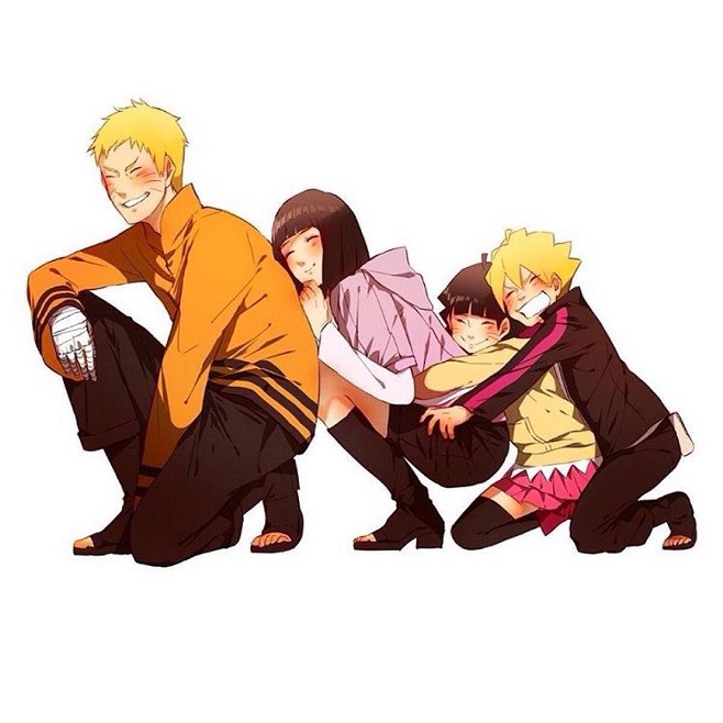 火影忍者:鸣人一家互换衣服,鸣人雏田秀恩爱,向日葵