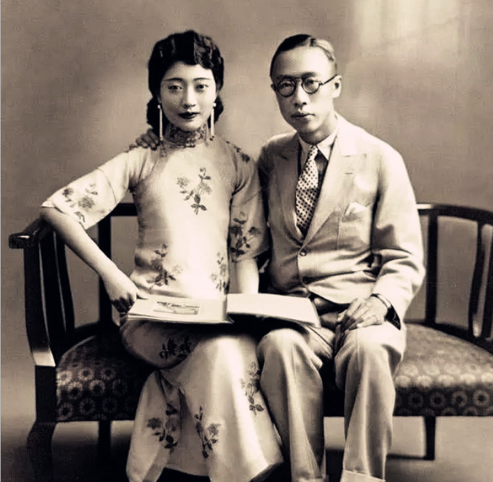 老照片:末代皇帝溥仪的五个老婆,婉蓉美丽,李淑贤陪他