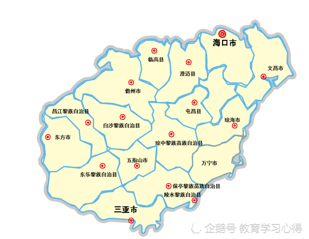要知道,海南省有总共只有4个地级市,15个省直辖县.几乎全部上榜.