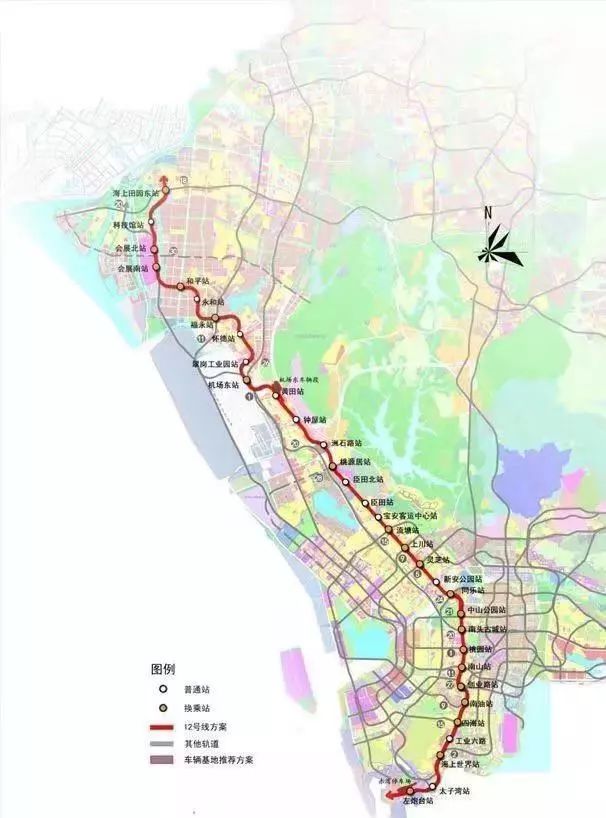 深圳地铁12号线传来新消息!全程33站有经过你家门口的吗?