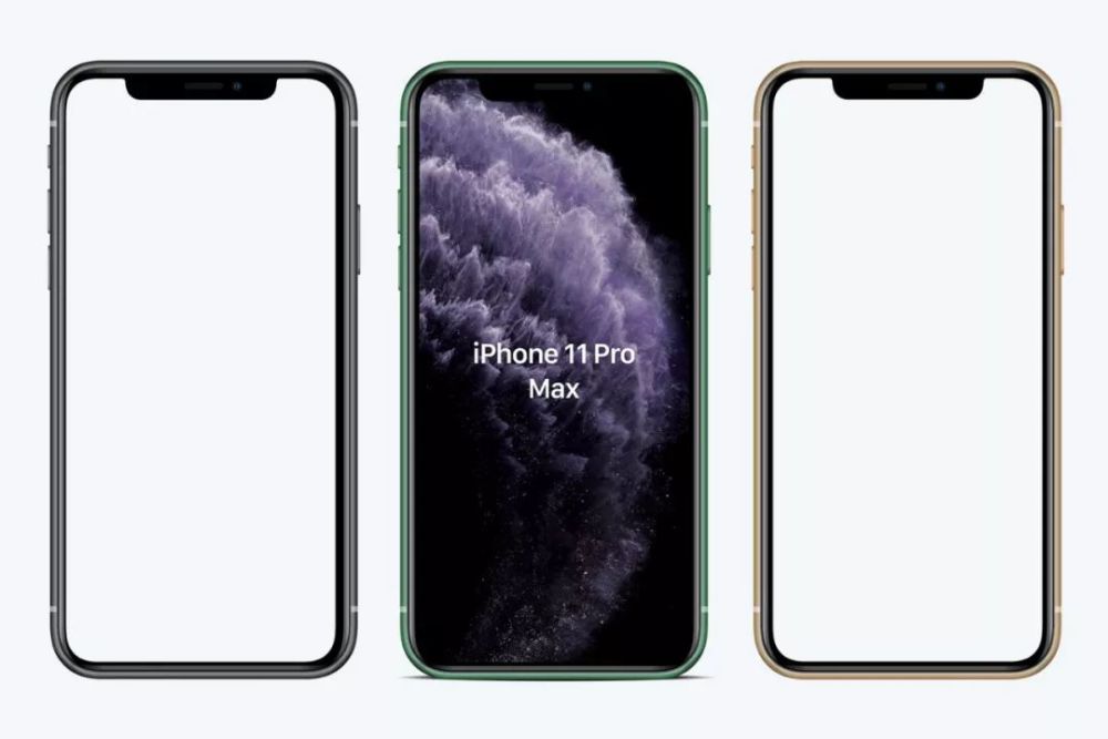 给大家搞到一套高清iphone 11原生壁纸,以及矢量样机素材.