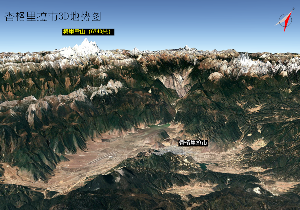 云南省16个市州高清3d地势图昆明曲靖昭通大理