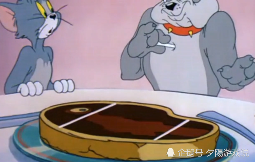 还记得《猫和老鼠》的牛排吗?斯派克划分最大气,杰瑞