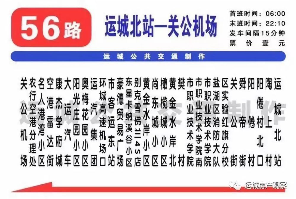 运城10路公交车路线图,运城25路公交车线路图 9月23日起运城将开通56路公交,连通运城北站和关公机场!