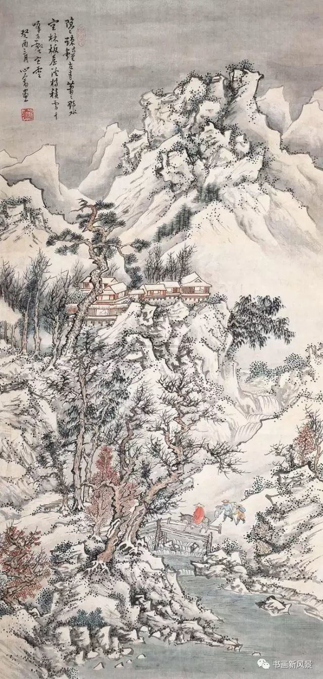 溥儒雪景山水35幅,太美了!