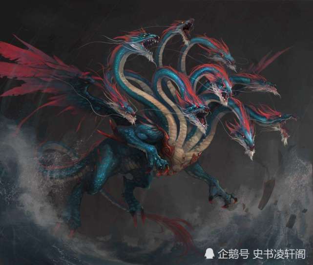 在上古神话中,相柳和九婴都是大名鼎鼎的"九命妖兽",他们都有九个脑袋