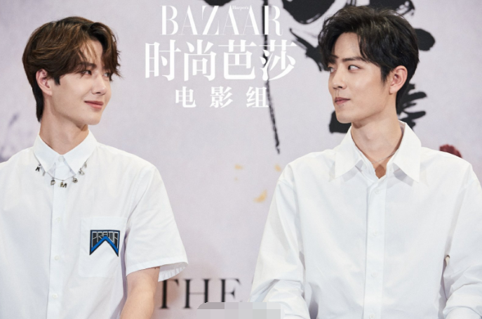 《陈情令》后遗症?泰国之行,肖战王一博相视一笑,小动作太撩人