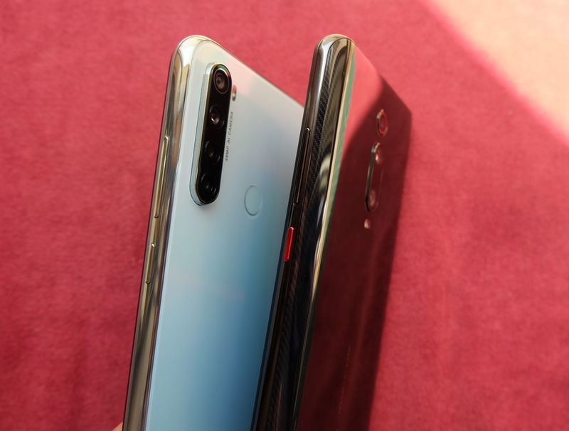 红米redminote8皓月白开箱:千元4800万四摄小金刚