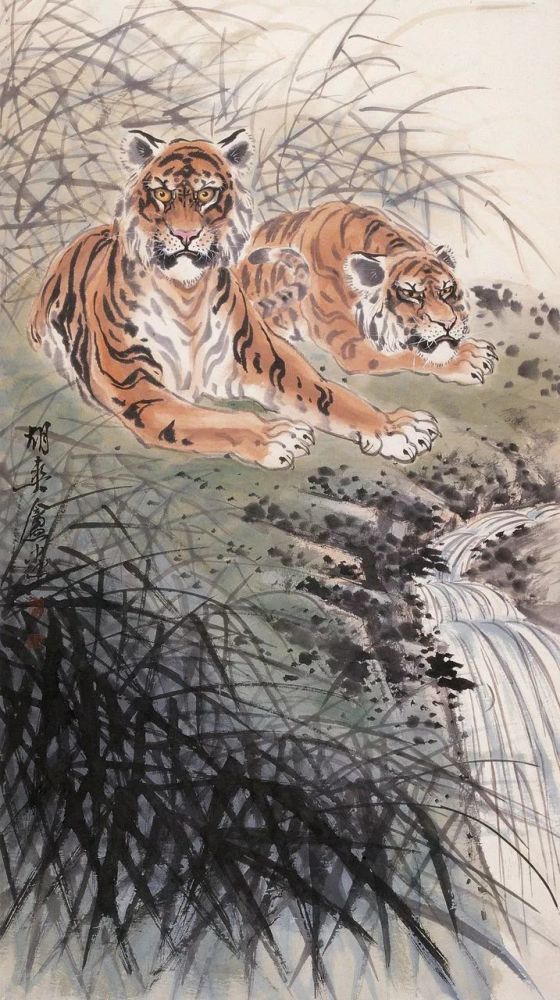 名家 他,被埋没的现代画虎大师(85幅)