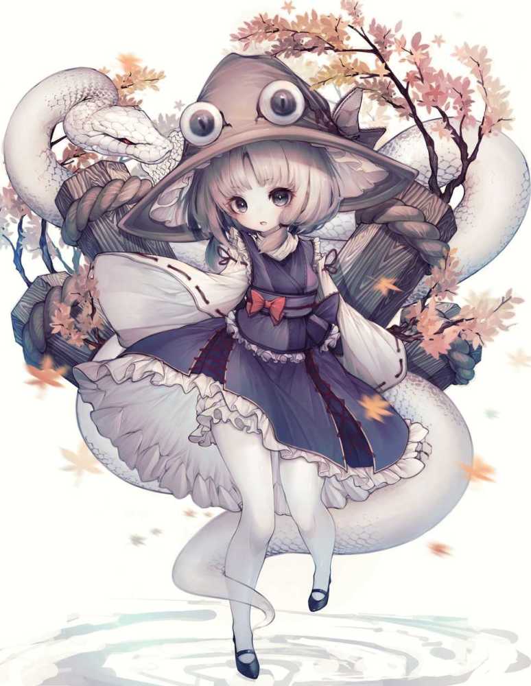 动漫唯美壁纸:东方project 泄矢诹访子