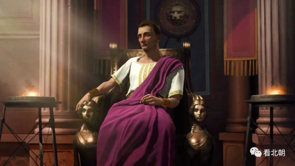 所以成为一个奥古斯都或basileus的人,必然要穿紫袍(象征获得最高