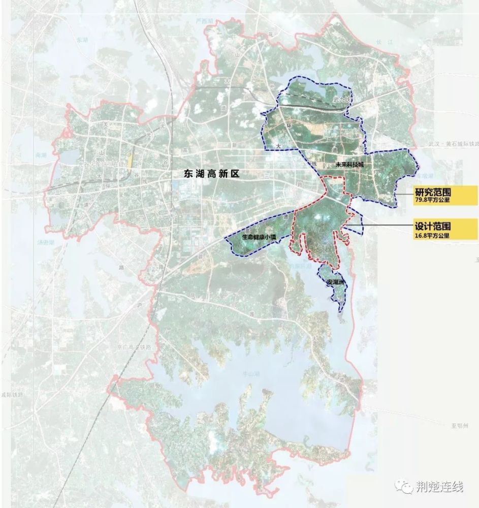 光谷科技岛规划建设范围公布,鄂州红莲湖区域纳入建设