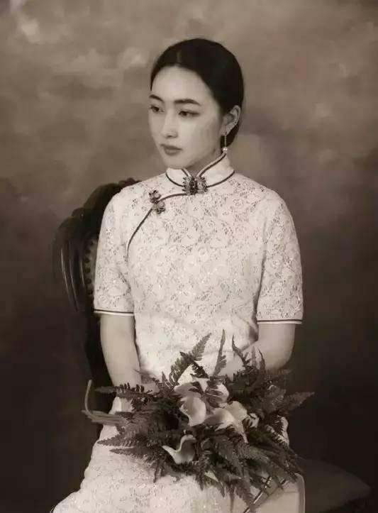 民国时期穿旗袍的女子,8张老照片展现出中国人的美