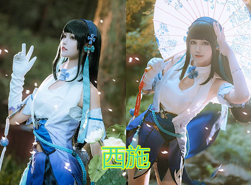 四大美女cos,杨玉环贵气,王昭君清冷,西施你感觉怎么