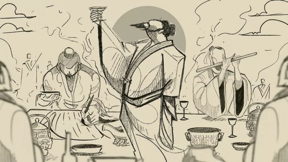 国外插画师笔下的中国白酒文化