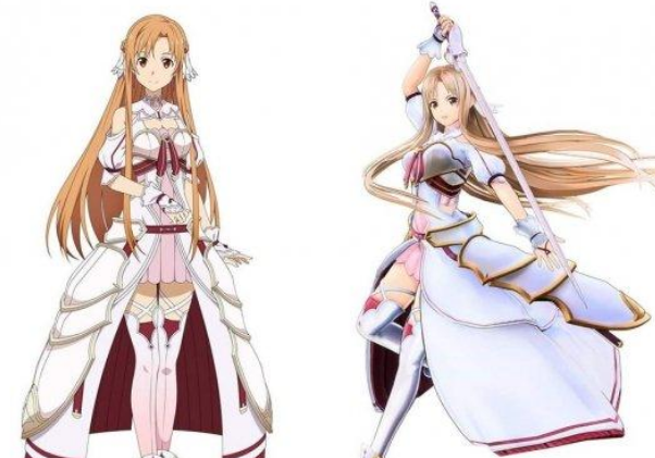 《刀剑神域:彼岸游境》亚丝娜新服装立绘&3d模型赏