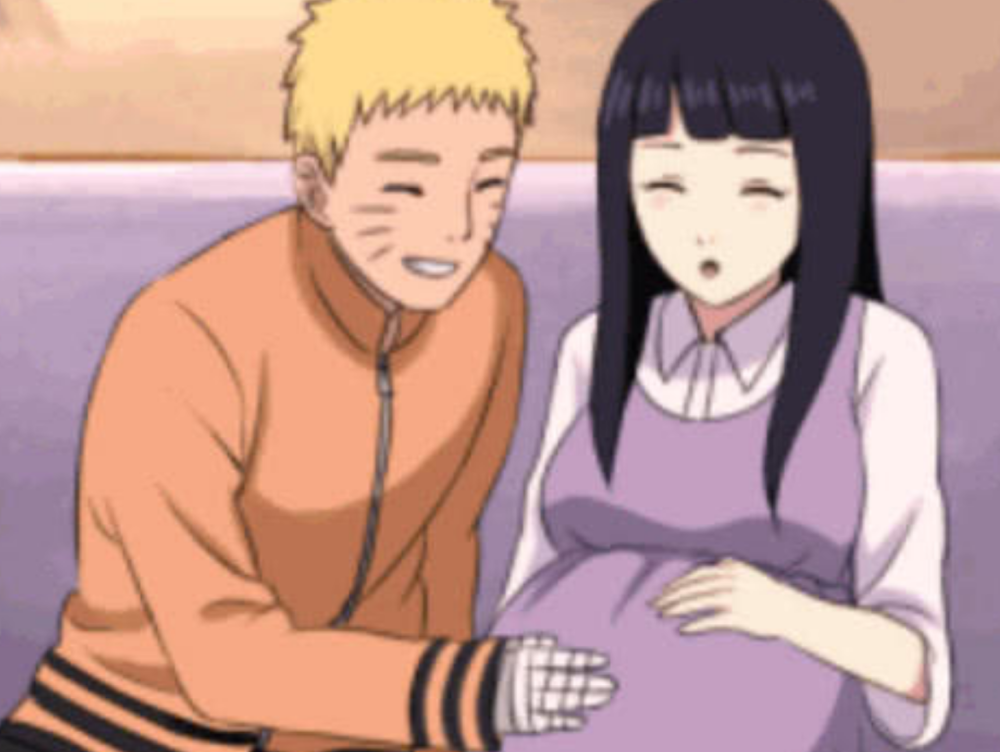 火影中女忍怀孕的样子雏田特别幸福她和卡卡西有什么关系