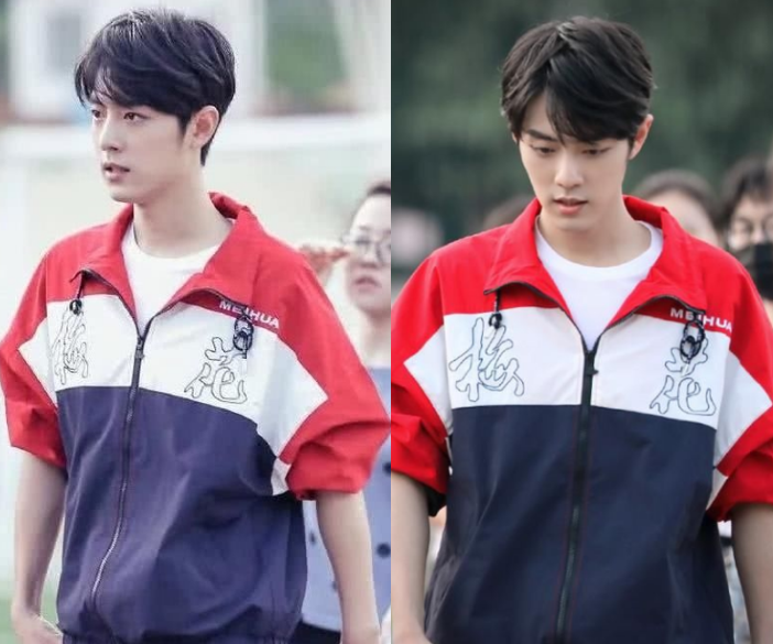 同是"穿校服",鹿晗精致,王一博高冷,看到肖战:校花认真的?