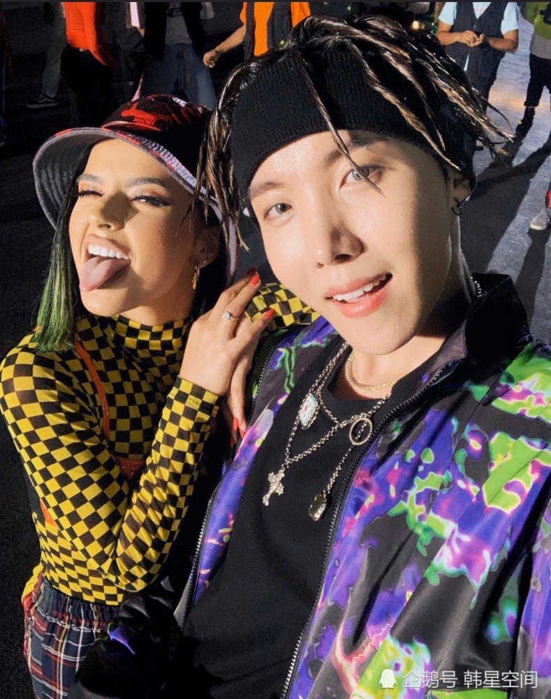 bts郑号锡,becky g联手横扫排行榜,mv已破2千万