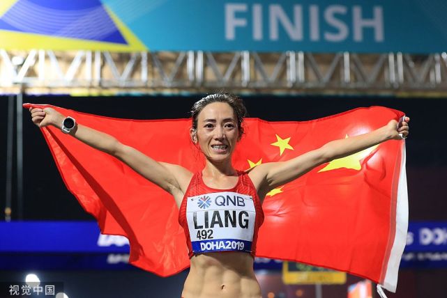 中国队摘多哈世锦赛首金 梁瑞女子50公里竞走夺冠