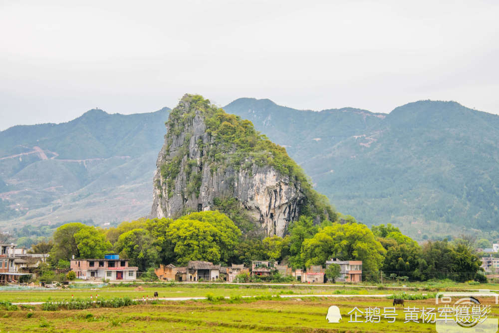 于都银坑镇竹嵩寨的美丽风光