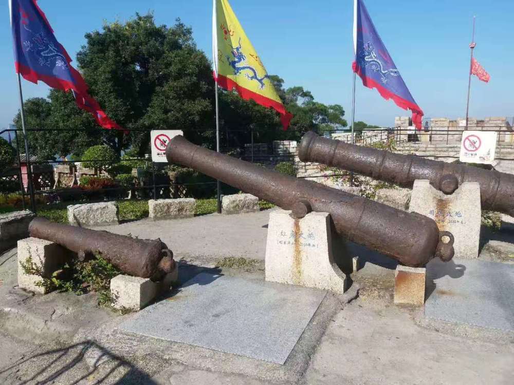 再现1896年清军水师官兵作战场景的胡里山炮台
