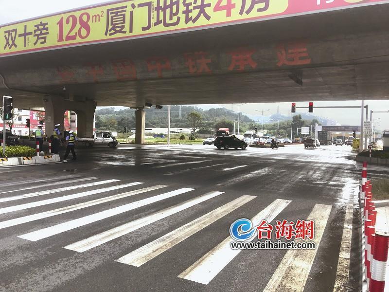 漳州角江路提升改造主车道全线通车