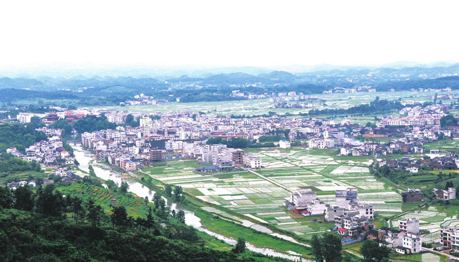 湖南邵阳洞口县北部一个大镇,是全国重点镇,拥有蔡锷