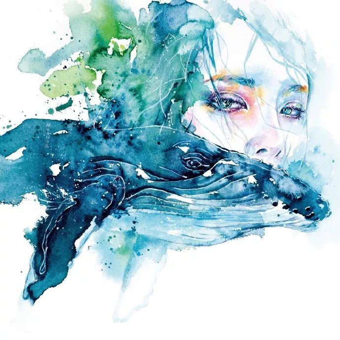 画出高级美!林闻琪 水彩人物的水墨意境