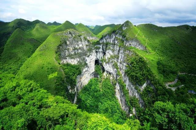 大石围天坑,@乐业凤山世界地质公园