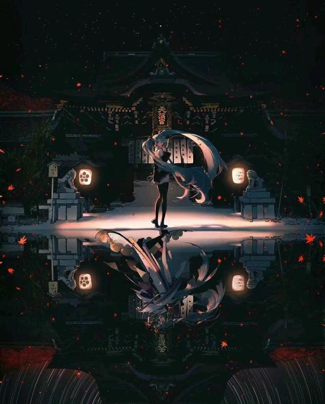 黑暗系动漫美女高清壁纸