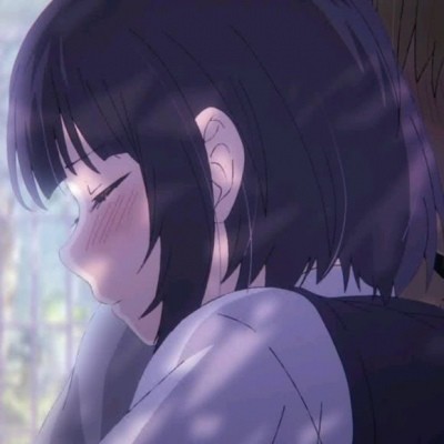 唯美"双人"动漫情侣头像:你不曾给我一次回眸,我却始终在对你微笑