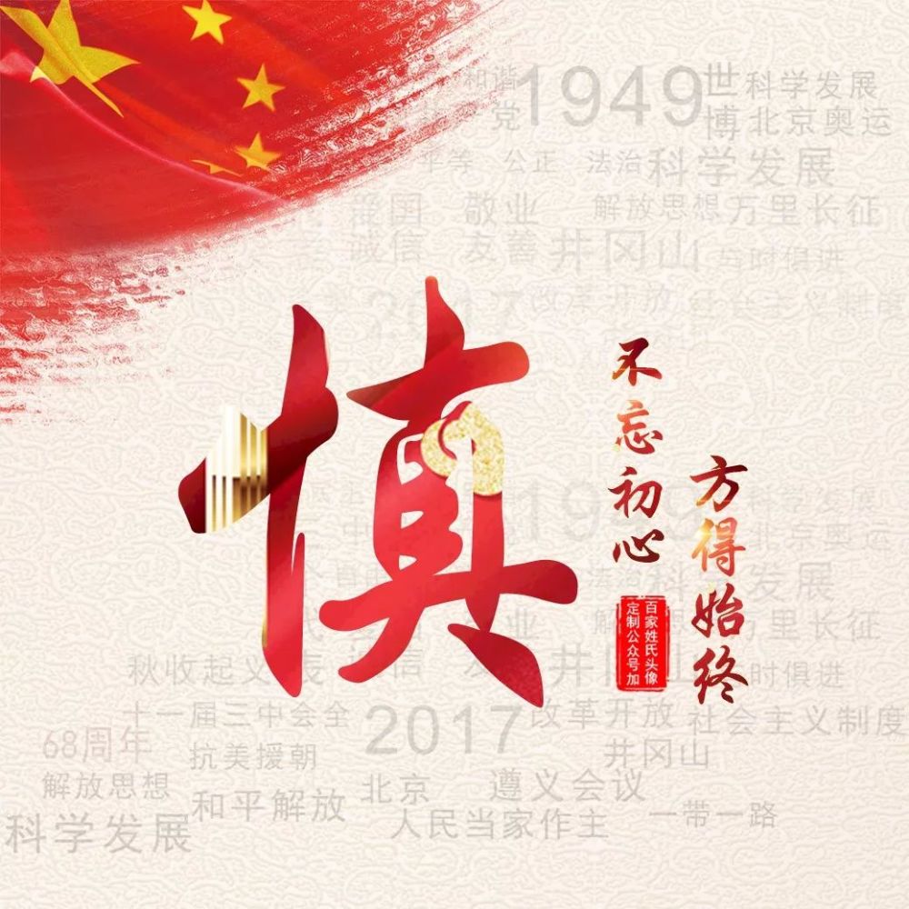 100张"爱国"姓氏头像大全,我和我的祖国,一刻也不能分割!