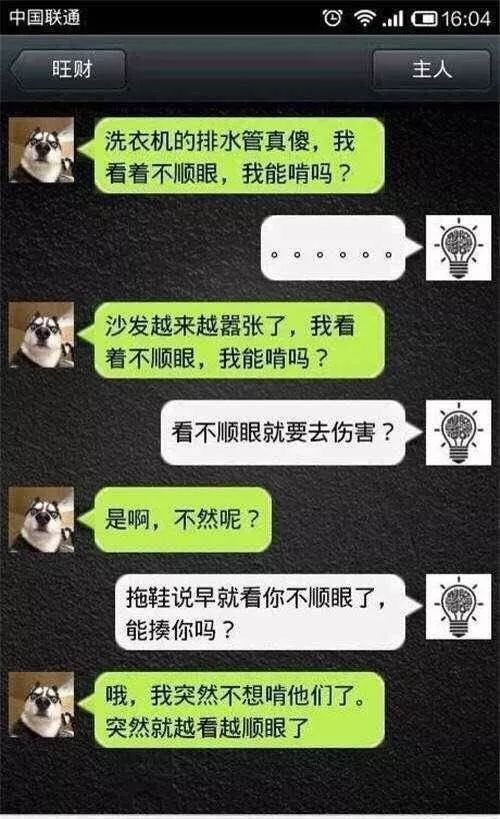 狗子与铲屎官的聊天记录,太搞笑了!