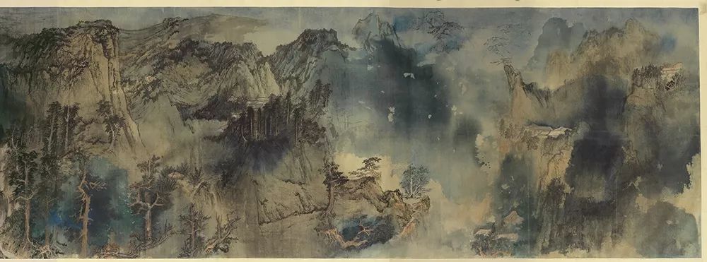 《庐山图,张大千,1981-1983年 名山巨作 张大千庐山图特展