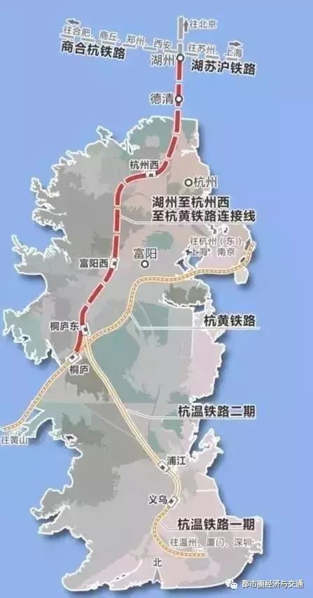 缓解沪昆铁路通道能力紧张,提升杭州枢纽地位与