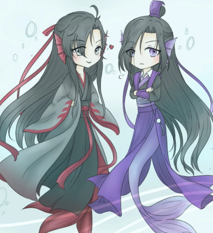 魔道祖师:云梦双杰化身美人鱼,江澄直接被蓝大抱走!