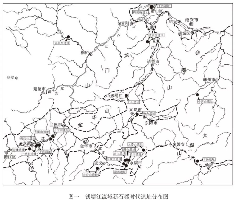 钱塘江流域的早期新石器时代及文化谱系研究