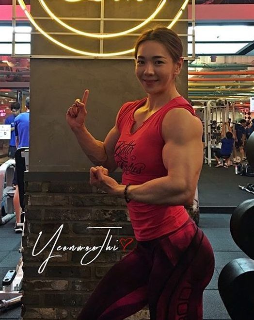 四大健美女性拥有天使面孔,却有发达肌肉,韩国金刚芭比不输欧美