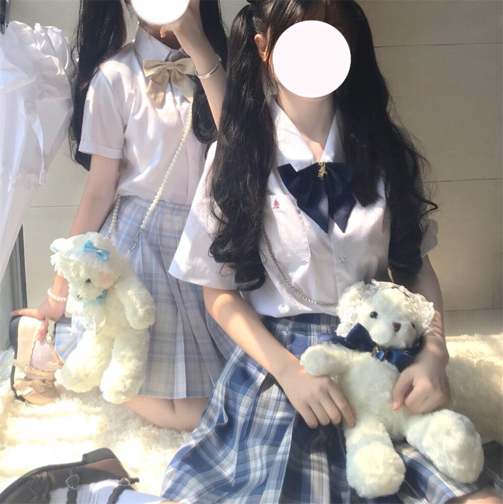 "jk双子"的闺蜜头像,清纯可爱初恋感,汉服袍子:蹲一个