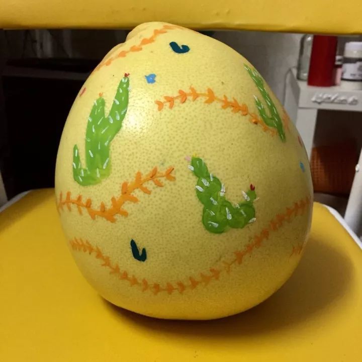 极具创意 趣味的柚子手工