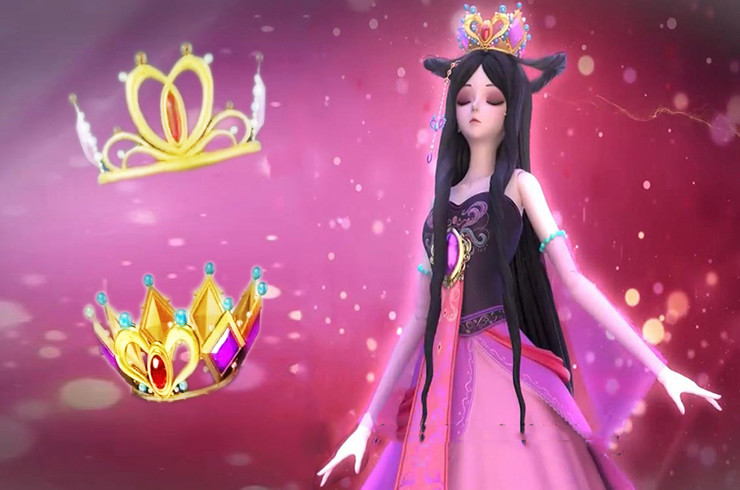 叶罗丽:公主的新头饰集齐,有皇冠都是公主,亮彩和菲灵