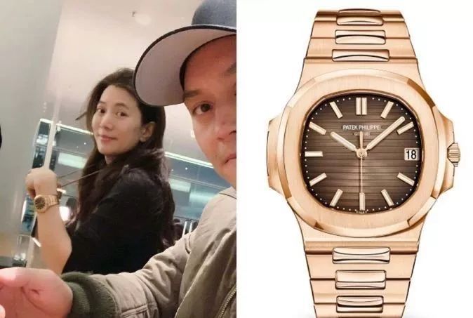 袁咏仪戴的这枚鹦鹉螺就是很多男性都垂涎的,香港吴镇宇也有一块同款